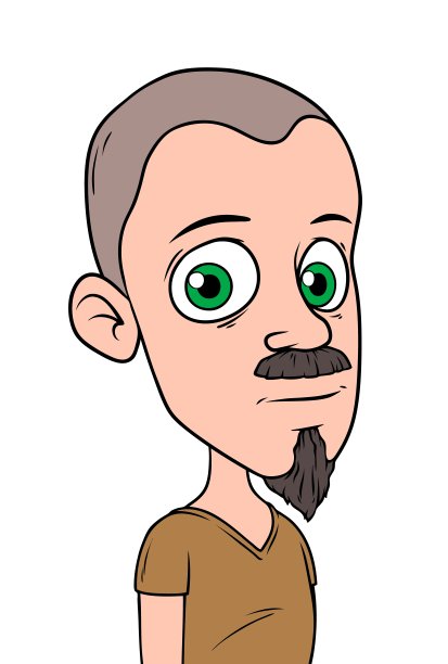 卡通男孩人物肖像矢量头像图片下载