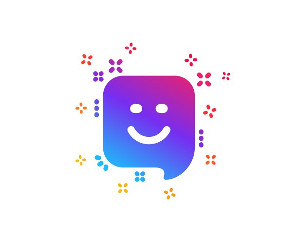 微笑的图标。正反馈评级符号。向量图片下载