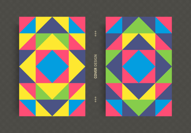 抽象的马赛克图案。几何背景。矢量插图设计。图片下载