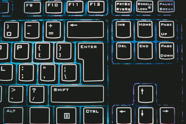 电脑键盘的特写图片下载