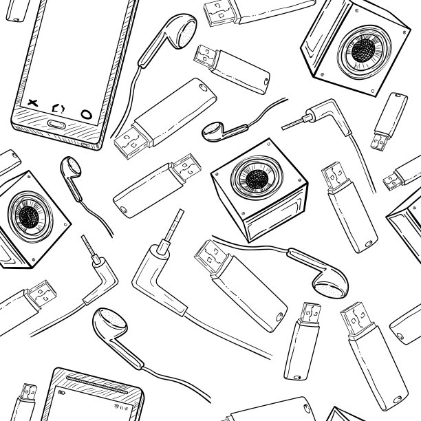 电子配件无缝模式1图片下载