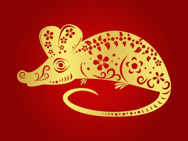 2020年鼠年春节快乐图片下载