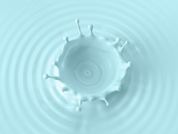 3d抽象背景，液体宏观纹理，飞溅皇冠，粉彩流体，飞溅图片下载