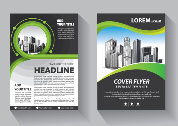 业务抽象向量模板。宣传册设计，封面现代布局，年度报告，海报，传单在A4彩色三角形，几何形状的技术，科学，市场与光背景图片下载