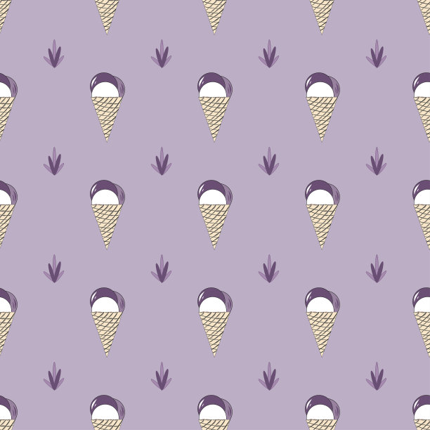 薰衣草冰淇淋和普罗旺斯风格的设计图片下载