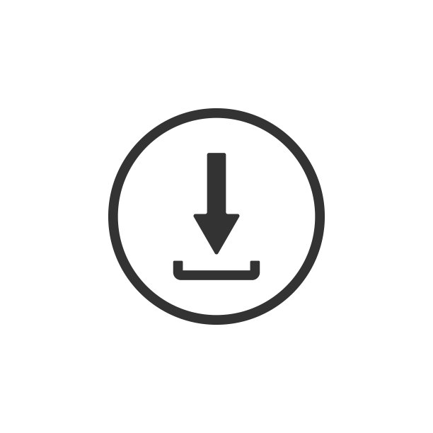 下载图标隔离。上传按钮。加载符号。箭头指向下方。平面设计。矢量图图片下载