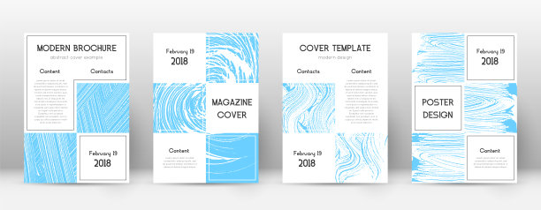 封面页设计模板。企业宣传册layo图片下载