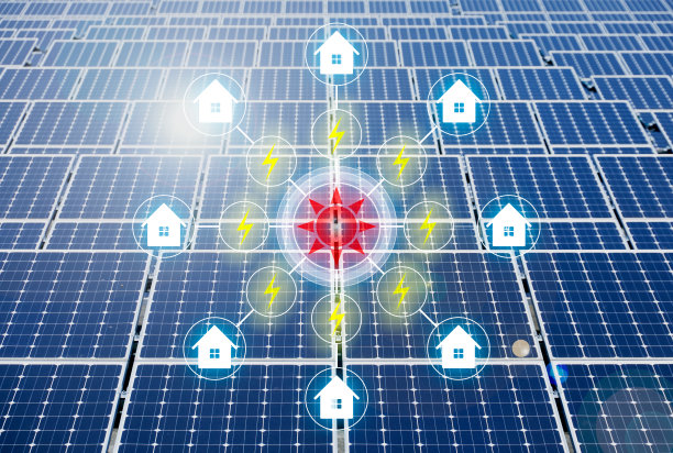 太阳能板的能量图片下载