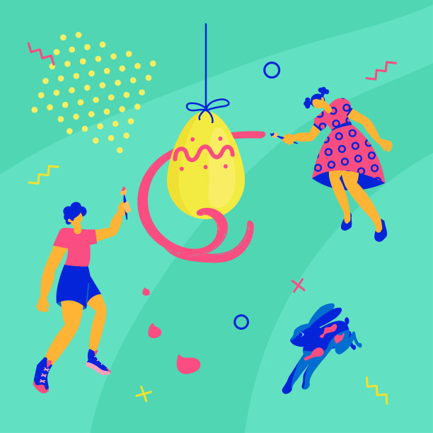 复活节祝福横幅。图片下载