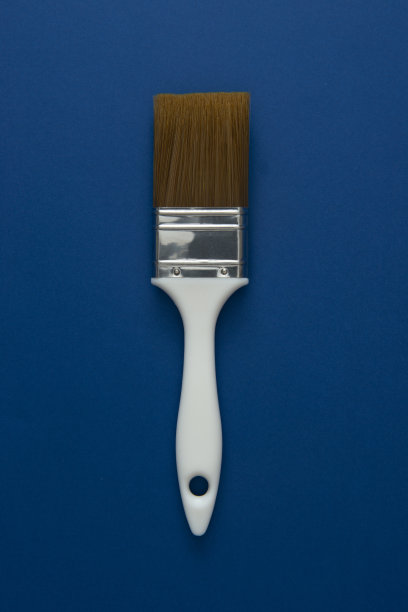 蓝色的画笔图片下载