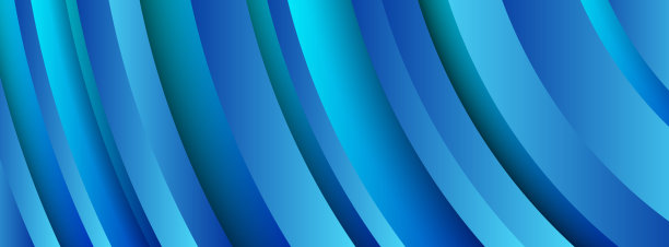 几何蓝色背景与抽象的圆形状图片下载