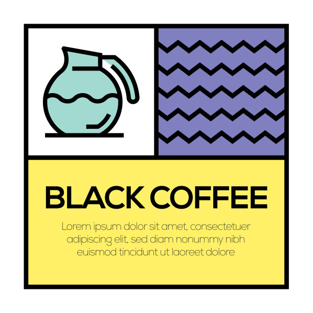 黑咖啡图标概念图片下载