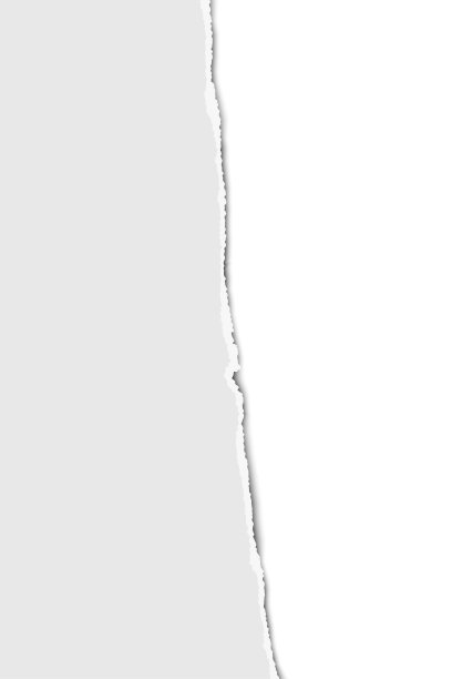 从上到下撕下一张白纸。向量的论文模板。图片下载