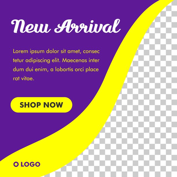 时尚社交媒体帖子模板设计向量图片下载