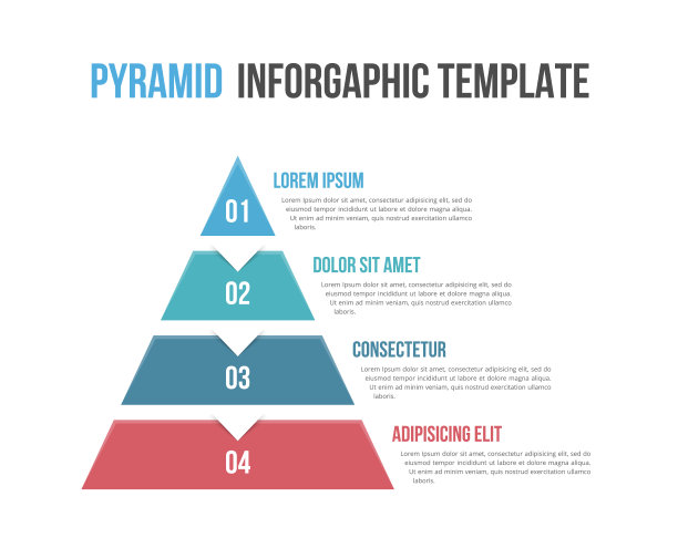金字塔Infographics图片下载