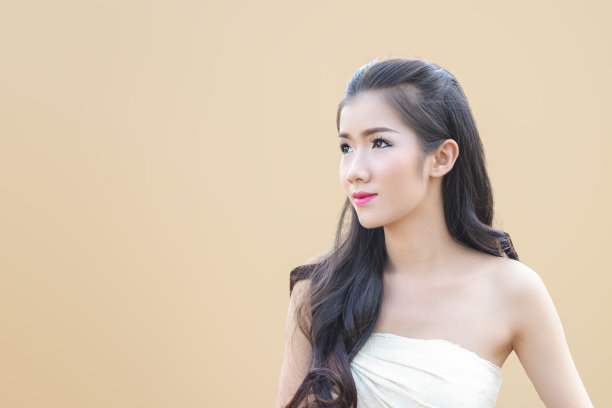 美丽的亚洲女人微笑图片下载