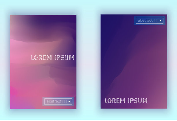 摘要模糊矢量背景覆盖集图片下载
