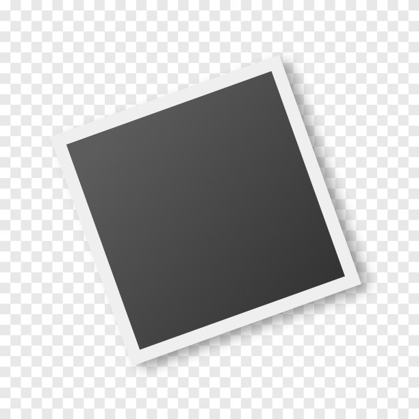 矢量插图的现实相框的模型图片下载