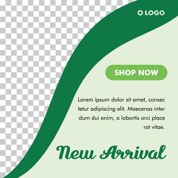 时尚社交媒体帖子模板设计向量图片下载