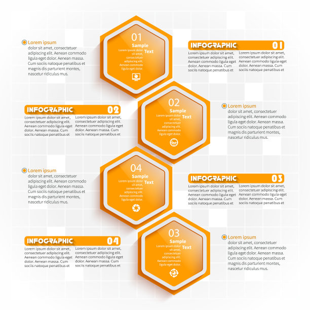 摘要三维纸张信息图。业务模板。矢量图图片下载