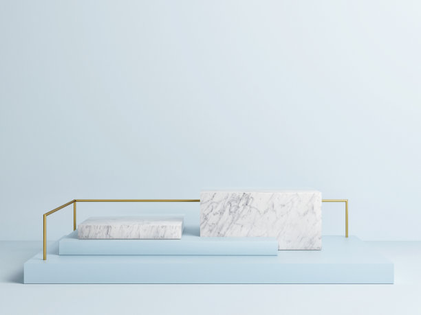 模拟平台抽象概念设计，蓝色背景图片下载