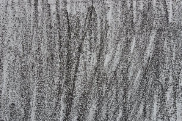 黑色蜡笔线条在灰色纸的背景纹理图片下载