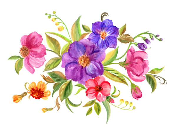装饰花束素材图片