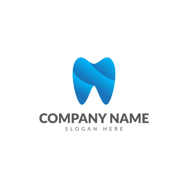 牙科标志矢量设计模板图片下载