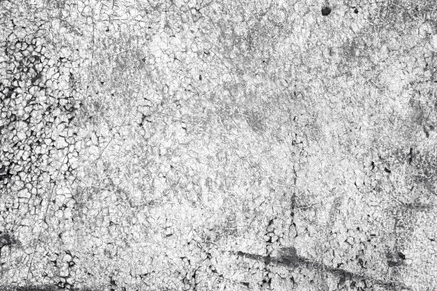 旧的损坏的金属或钢表面涂成白色图片下载