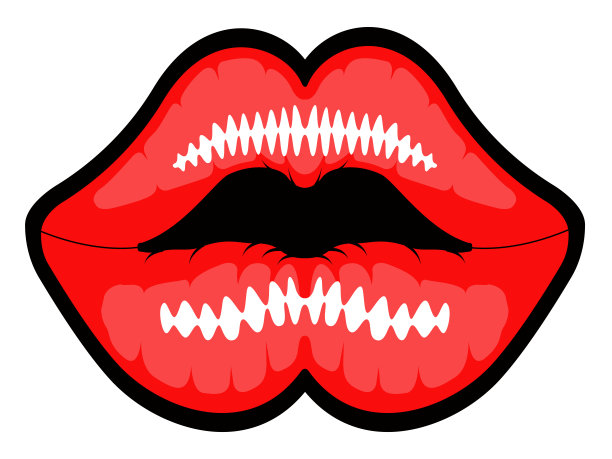 张开嘴的图标图片下载