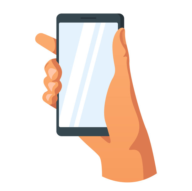 手拿着智能手机图片下载