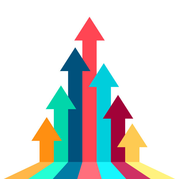 箭头指向同一个方向成功的概念说明图片下载