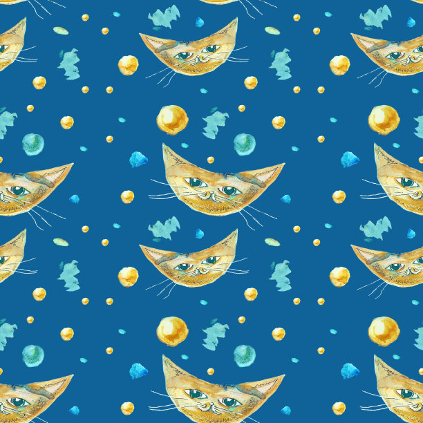 猫的无缝模式图片下载