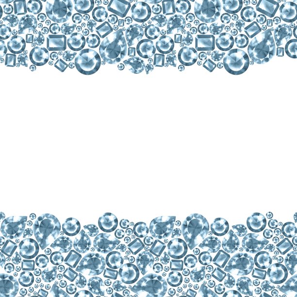 无缝彩色钻石宝石图案。珠宝奢侈品背景。图片下载