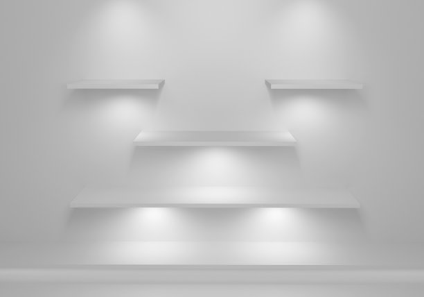 3d渲染展示墙背景图片下载