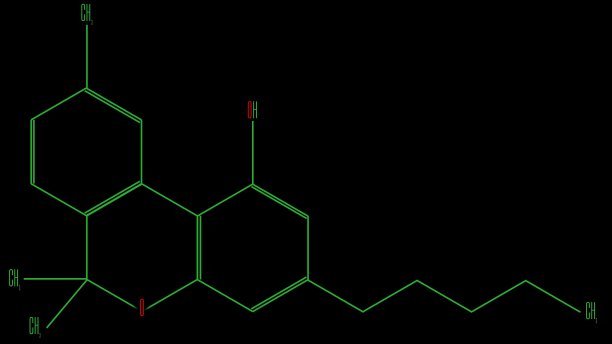 大麻酚分子的化学式图片下载