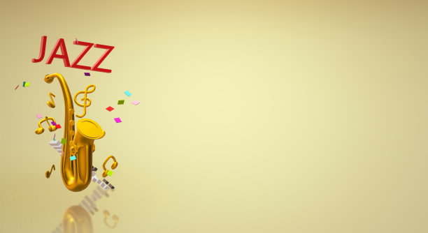 萨克斯爵士音乐节内容3D渲染图片下载