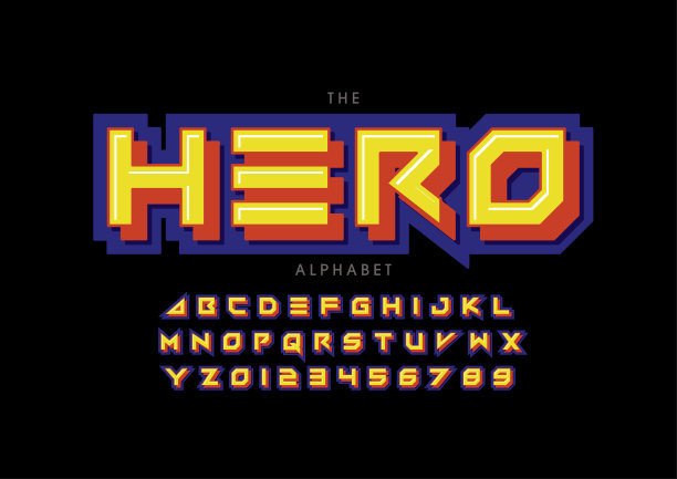 程式化的字母图片下载