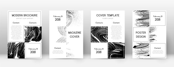 封面页设计模板。企业宣传册layo图片下载