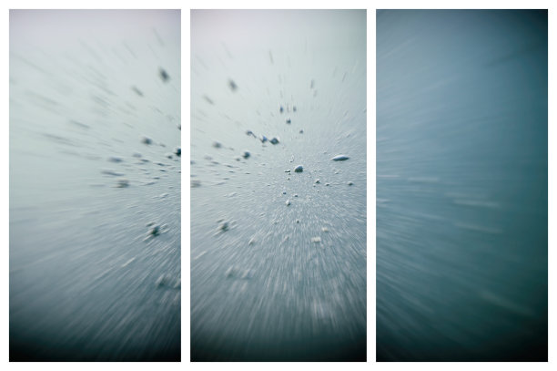 一套垂直横幅。抽象的冬季背景。图片下载