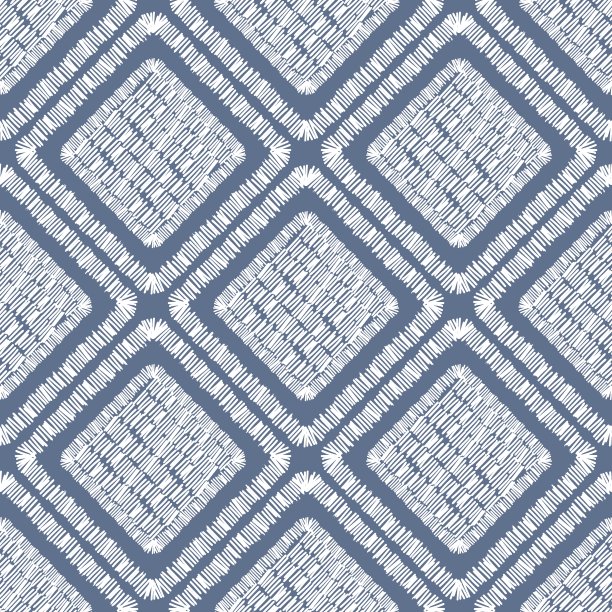 抽象刺绣几何瓷砖无缝图案。瓷砖形状的背景。图片下载