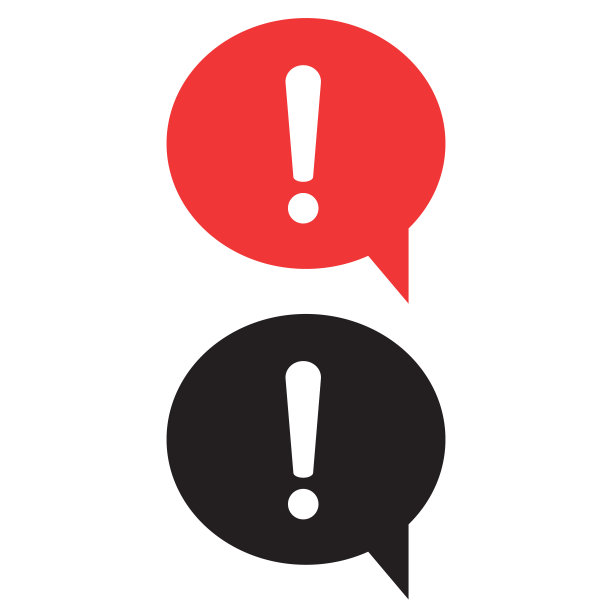 感叹号。注意图标。危险的象征。警告图标图片下载