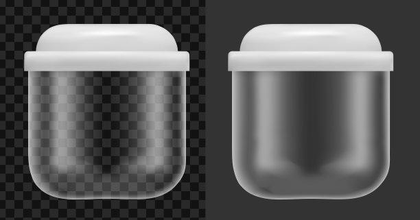 透明塑料或玻璃食品容器图片下载