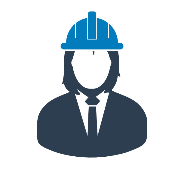 女工程师偶像。平面型矢量EPS。图片下载