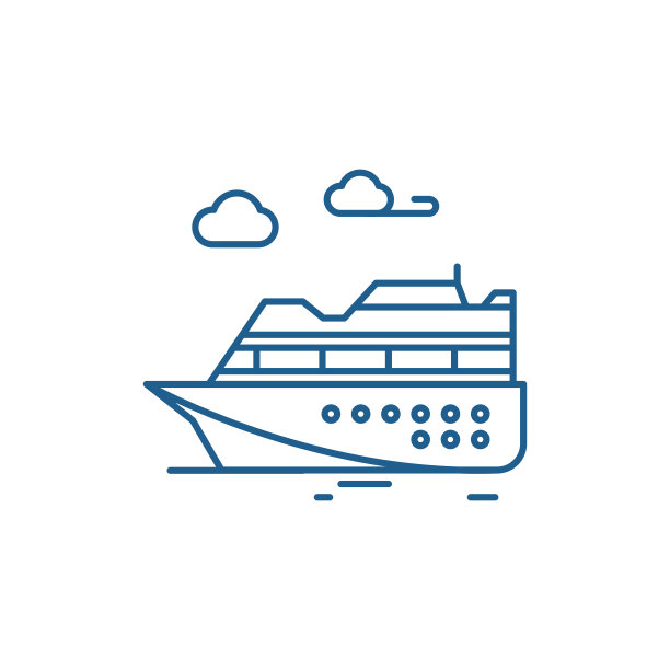 滑雪胜地线路图标概念。滑雪胜地平面矢量符号、标志、大纲插图。图片下载