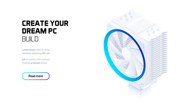 游戏电脑的空气冷却图片下载