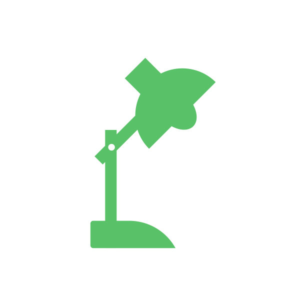 台灯矢量图标图片下载