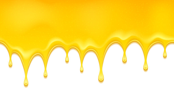 蜂蜜或柠檬果冻。蜂蜜滴。图片下载