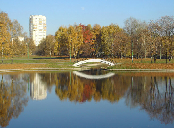 金秋公园图片下载