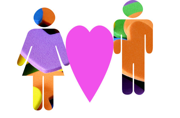 男人和女人用心图片下载